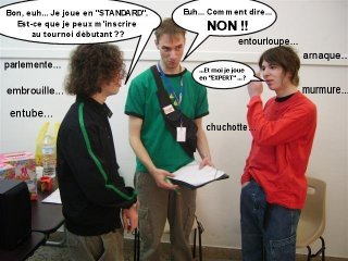 Tentative de carottage de tournoi